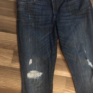 LOFT Jeans - Loft size 8 curvy skinny jeans with raw hem LOFT Jeans - Loft size 8 curvy skinny jeans with raw hem